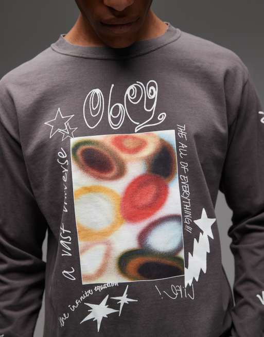 Obey - Vast Universe - T-shirt met lange mouwen in zwart, 5 van 5