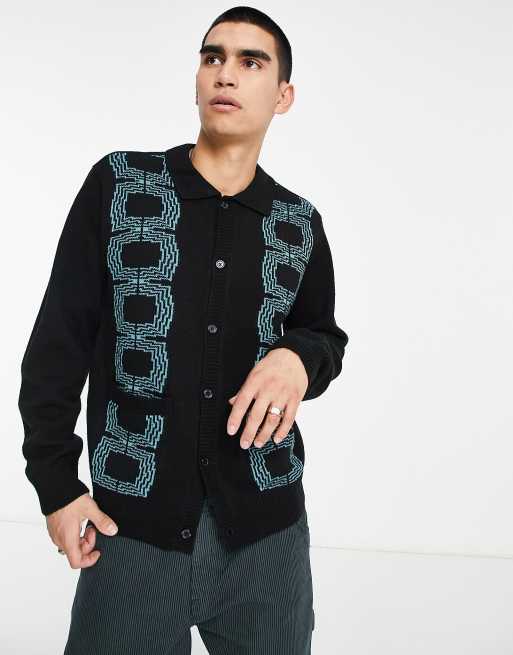 Obey - Verdugo - Gebreid vest in zwart