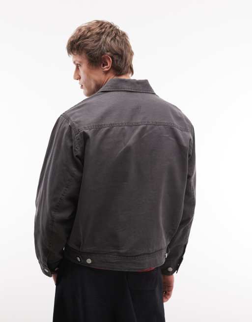 Obey – Walter – Arbeitsjacke in Schwarz, 5 von 5