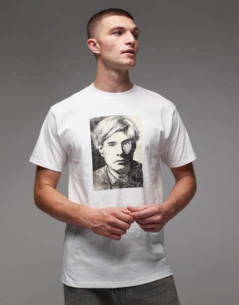 Obey warhol t-shirt in white - view 1