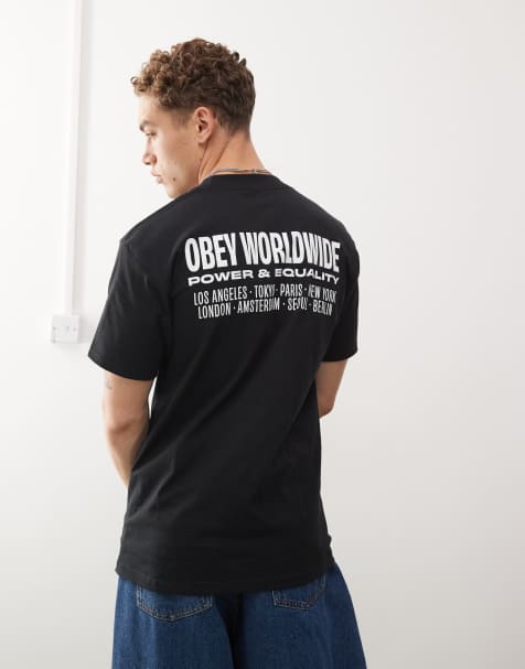Obey - Worldwide Power & Quality - T-shirt nera - view 1