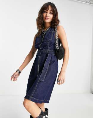 denim dress 70s