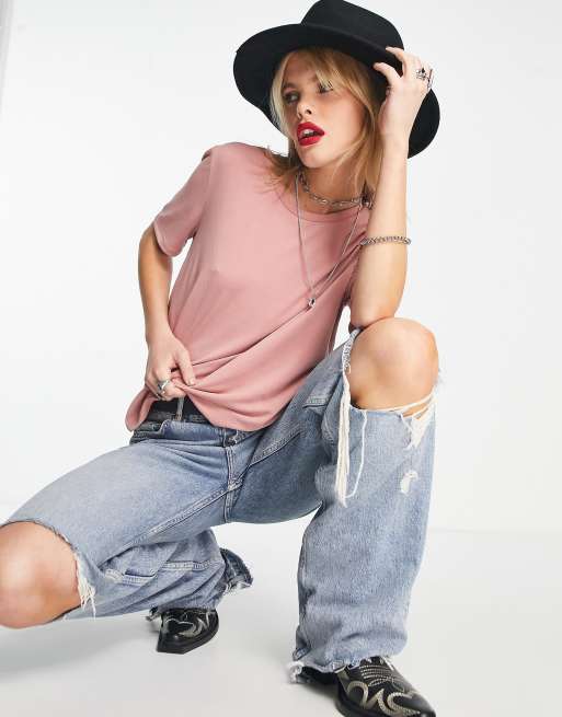 Object - Annie - T-shirt met korte mouwen in roze