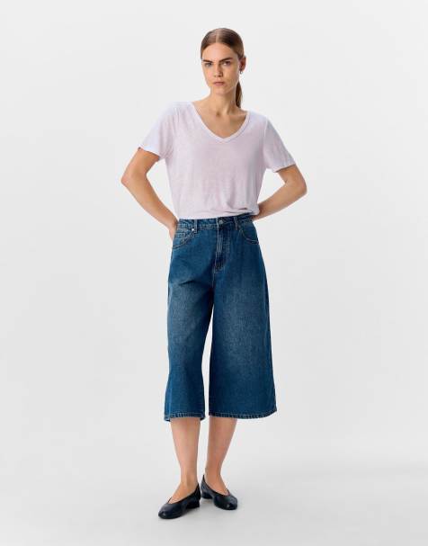 Object - Bermuda shorts in middenblauw - view 1