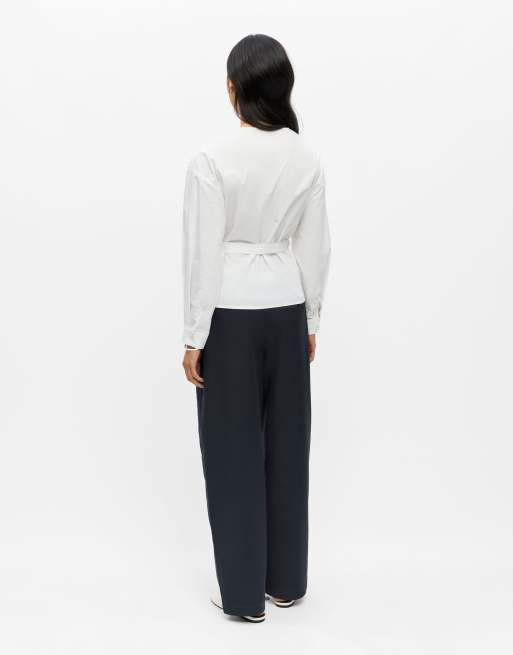 Object - Blouse in 'Cloud Dancer', 2 van 6