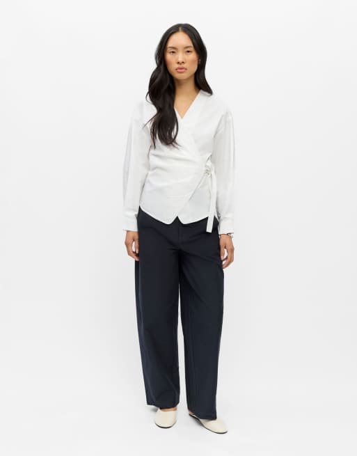 Object - Blouse in 'Cloud Dancer', 3 van 6