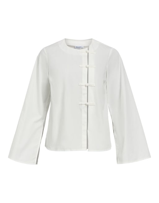 Object - Blouse in 'Cloud Dancer', 5 van 5