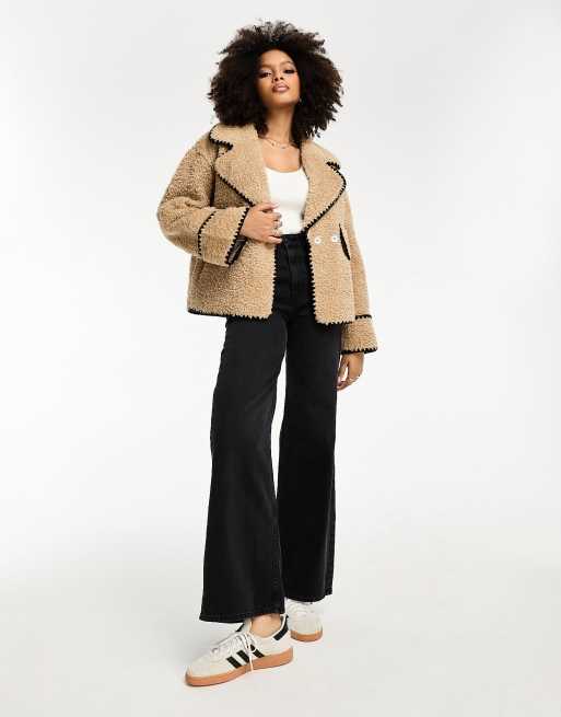 F21 hot sale teddy coat