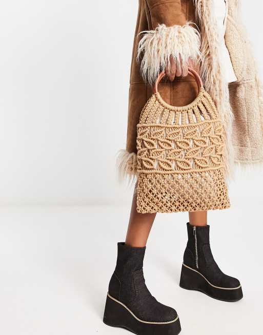 Object - Borsa con manico circolare