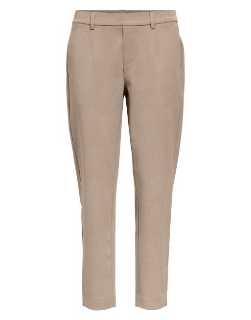 Object - Broek in fossil bruin, 5 van 5