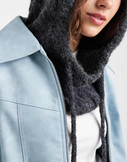 Object - Cagoule en maille - Gris foncé chiné, 3 de 3