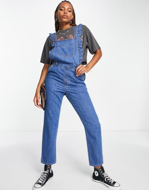 Object Clinton denim jumpsuit in blue | ASOS