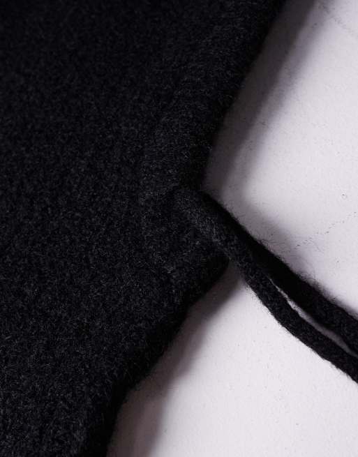 Object – Czarna dzianinowa kominiarka, 3 z 4