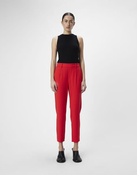 Object Trousers in red