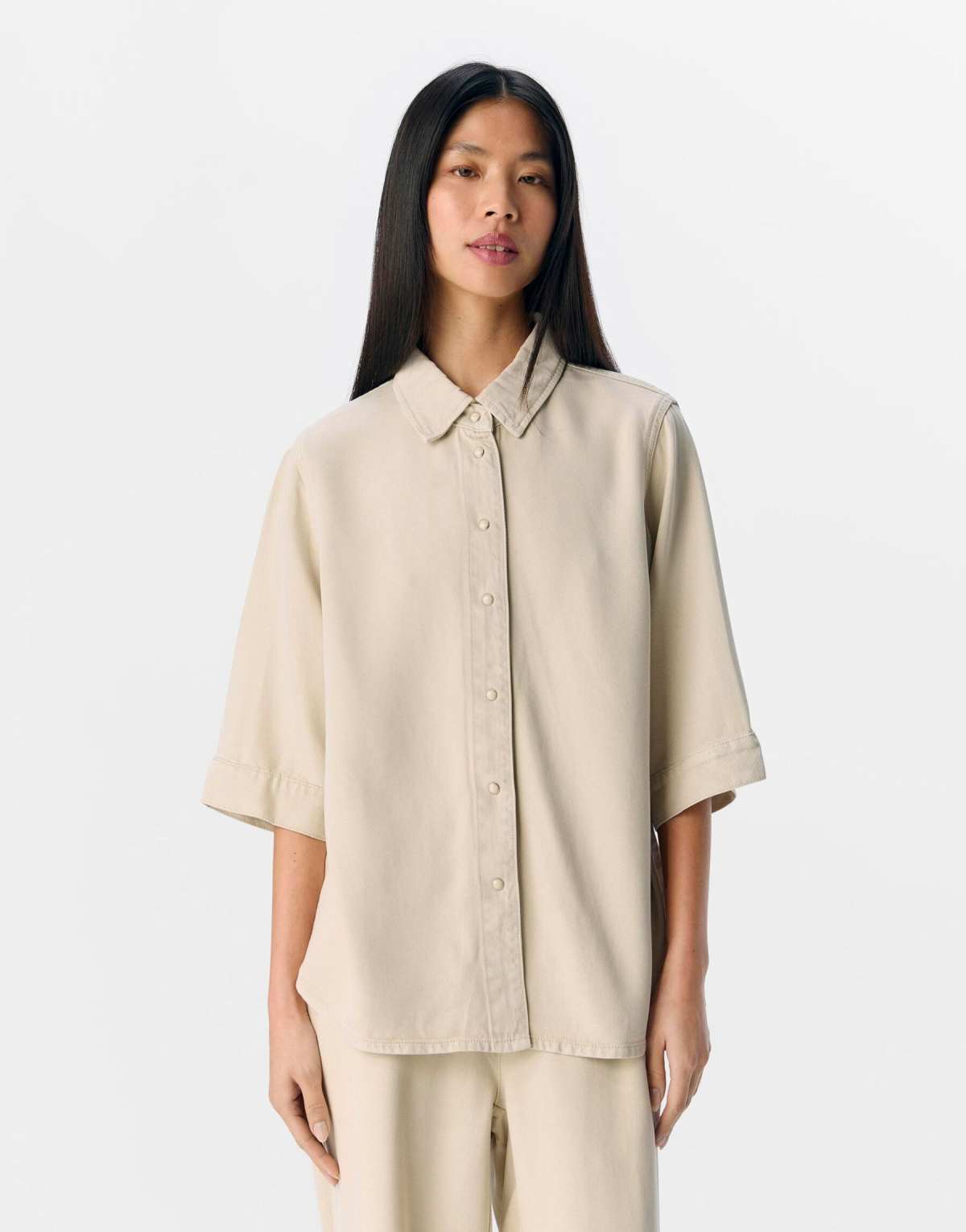 Object Denim shirt in sandshell