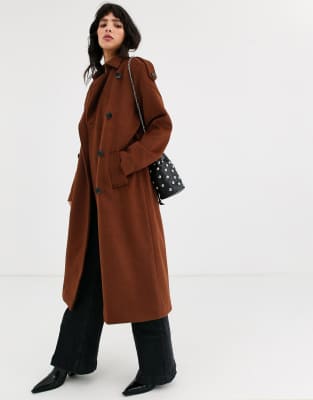 asos wool coat