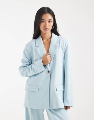 Object - Eleganter Oversize-Blazer in Skylight, Kombiteil-Blau