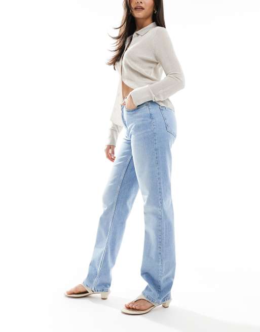 Object – Ellen – Jasnoniebieskie jeansy z prostymi nogawkami, 2 z 5