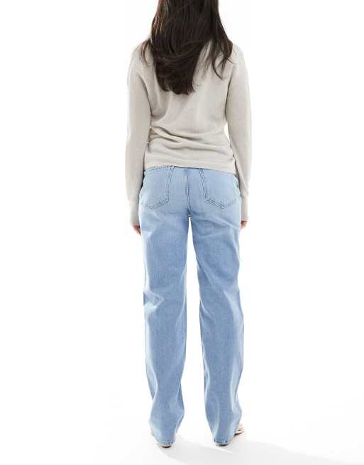 Object – Ellen – Jasnoniebieskie jeansy z prostymi nogawkami, 3 z 5