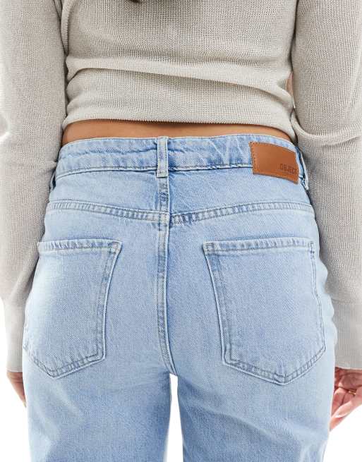 Object – Ellen – Jasnoniebieskie jeansy z prostymi nogawkami, 4 z 5