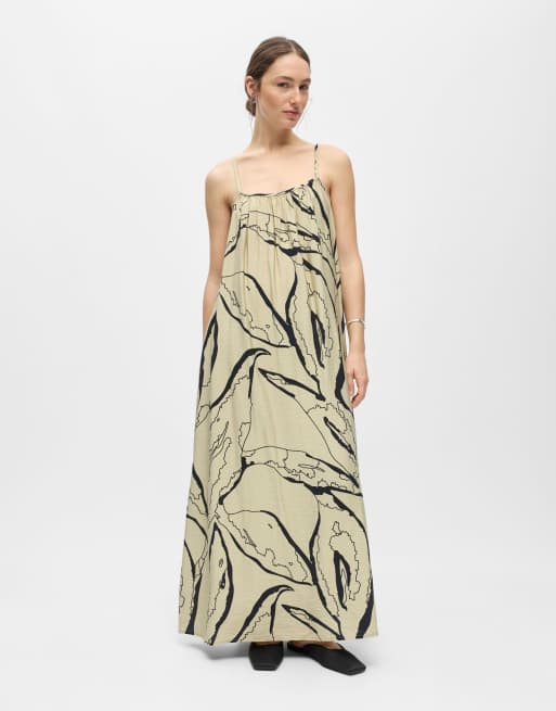 Object – Eukaliptusowa sukienka maxi, 3 z 4