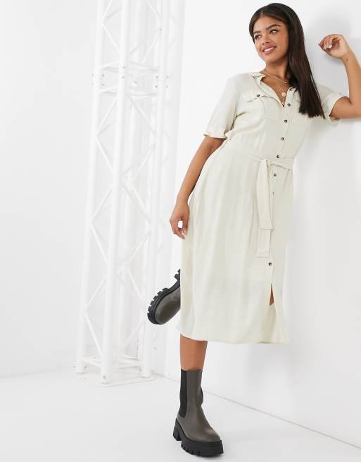 Object – Felia – Kremowa sukienka maxi, 4 z 4