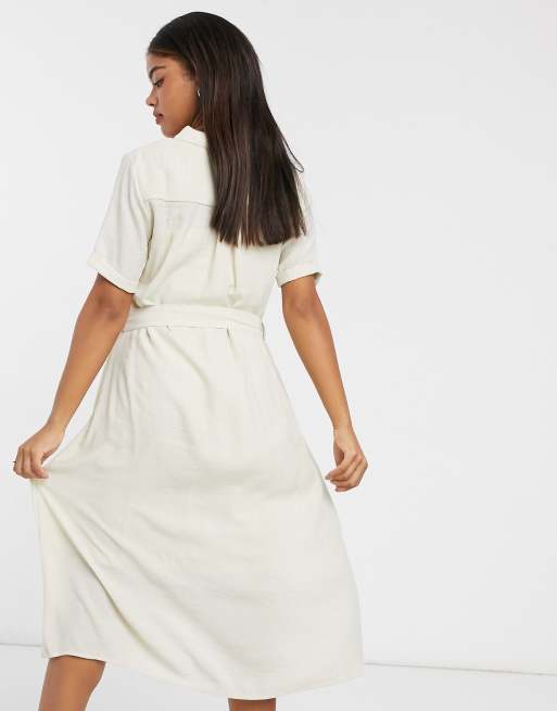 Object - Felia - Robe longue - Crème, 2 de 4