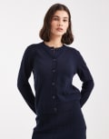 [Object] Object fine gauge cardigan in navy (part of a set) 10-12 Sky captain