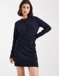[Object] Object fine gauge knitted mini skirt in navy (part of a set) 12-14 Sky captain