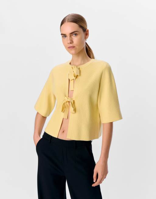 Object - Gilet en maille - Banane pâle