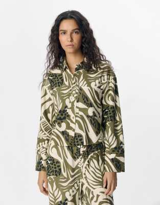 Object - Hemdbluse in Capulet-Olivgrün