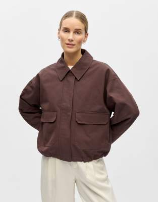 Object - Jacke in Robbenbraun-Brown