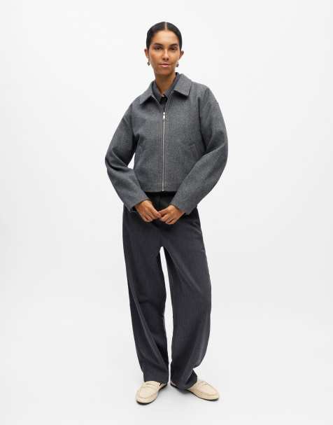 Object Jacket in dark grey melange - view 1