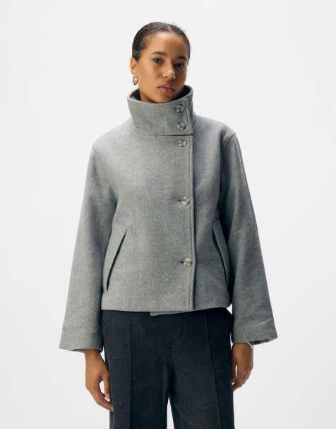 Object Jacket in medium grey melange - view 1
