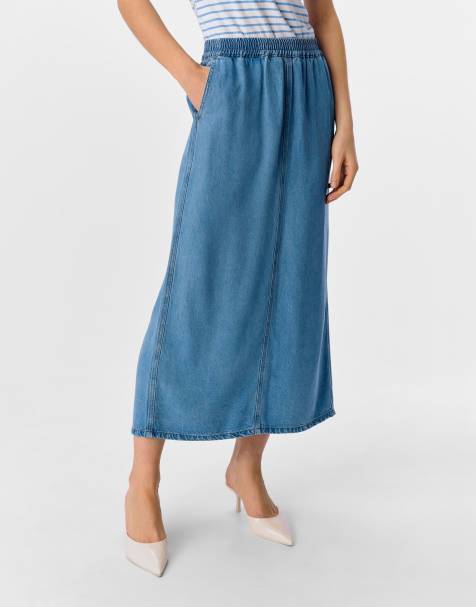 Object Maxi skirt in light blue