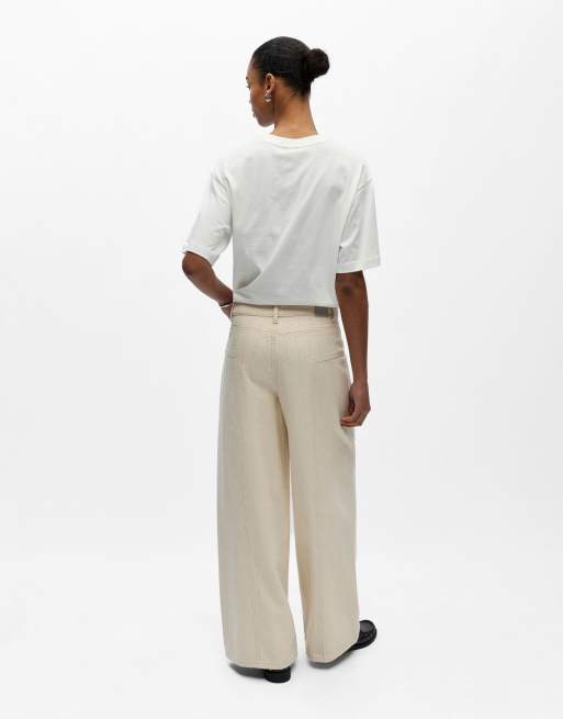 Object - Jeans in berkenkleur, 2 van 5