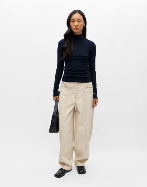 Object Knitted pullover in sky black, 3 of 5