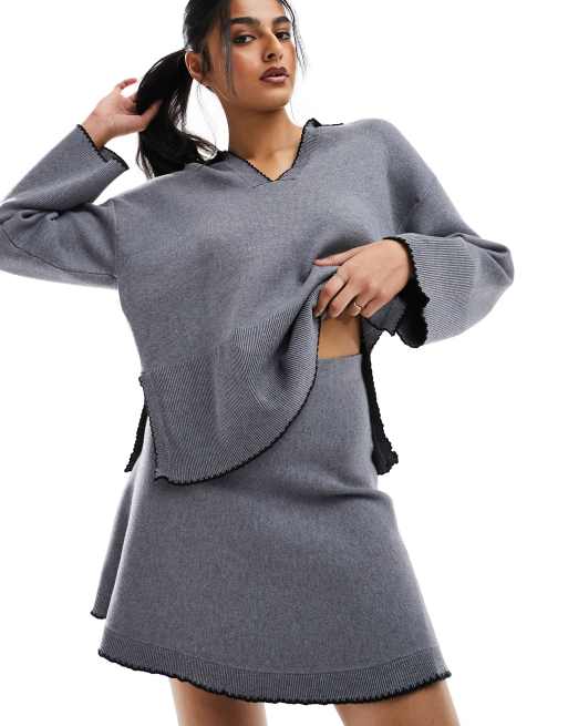 Skater skirt clearance grey