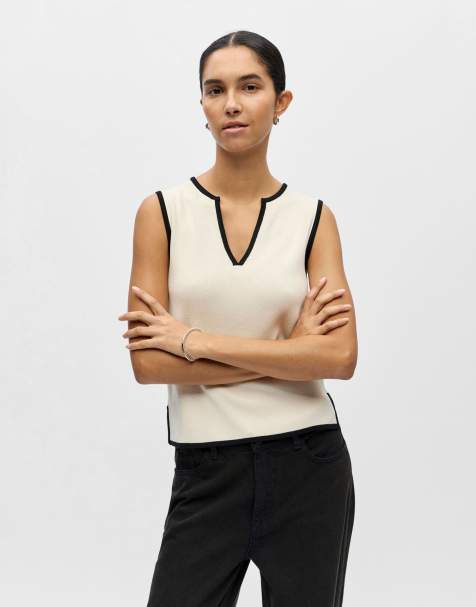 Object Knitted top in birch - view 1