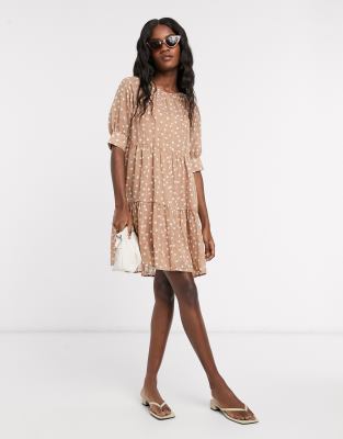 smock dress linen