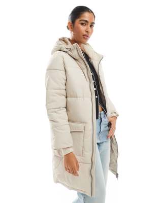 OBJECT LONGLINE HOODED PUFFER JACKET 