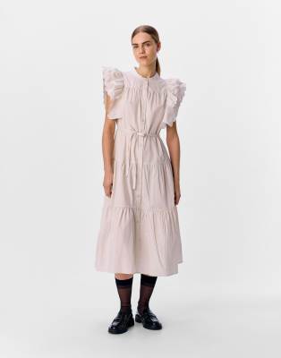 Object Maxi dress in cream - view 1
