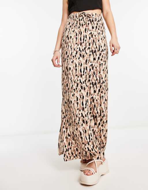 Object Maxi rok in abstracte print ASOS