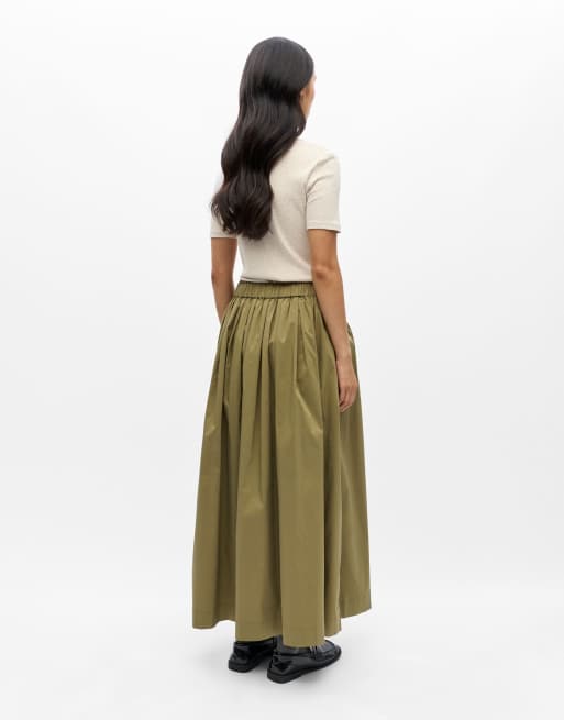 Object maxikjol i martini olive, 2 av 5