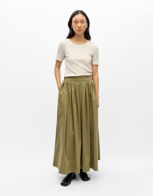 Object maxikjol i martini olive, 3 av 5