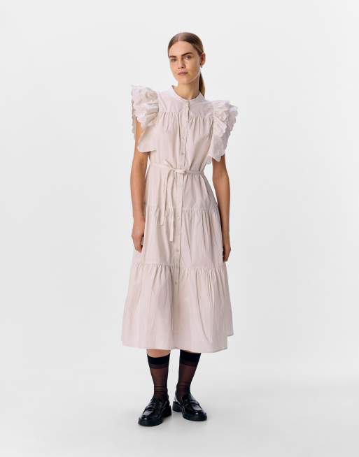 Object – Maxikleid in Sandweiß