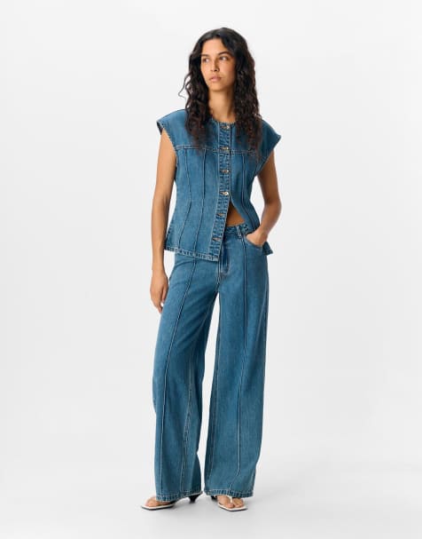 Object – Mellanblå jeans - view 1