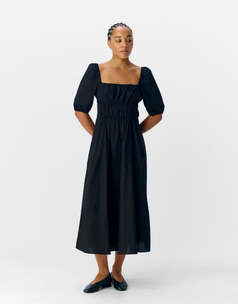 Object Midi dress in black - view 1