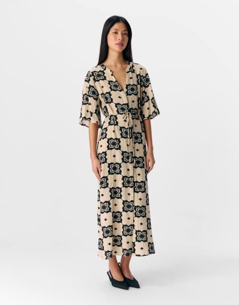 Object – Midikleid in Sandmuschel-Weiß - view 1