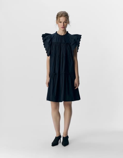 Object – Minikleid in Himmelskapitän-Blau - view 1